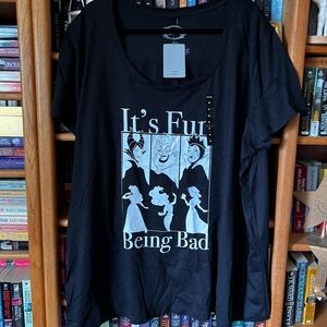 It’s fun being bad Disney villains, tea shirt​